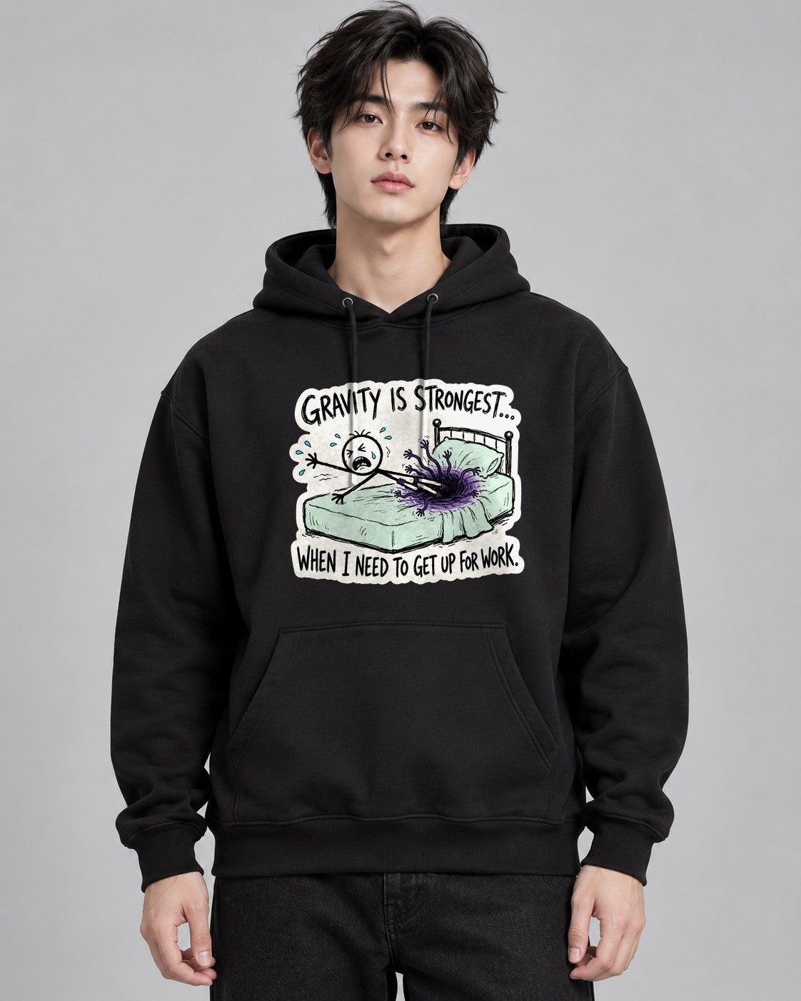 Gravity Is Strongest - Black