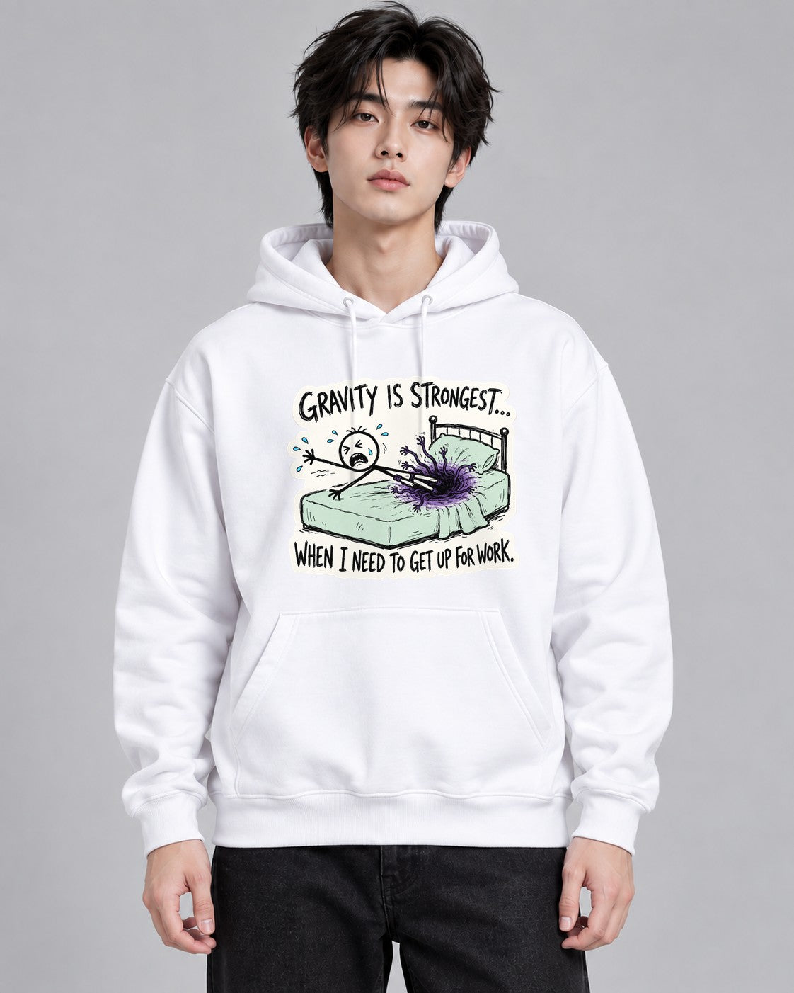 Gravity Is Strongest - White
