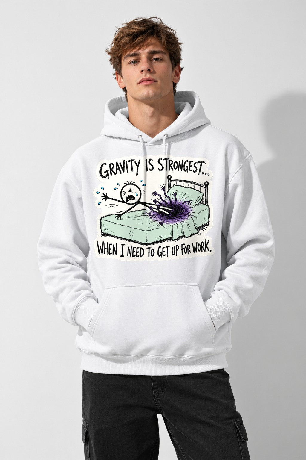 Gravity Is Strongest - White