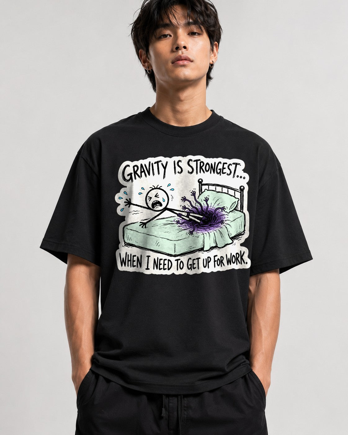 Gravity Is Strongest - Black