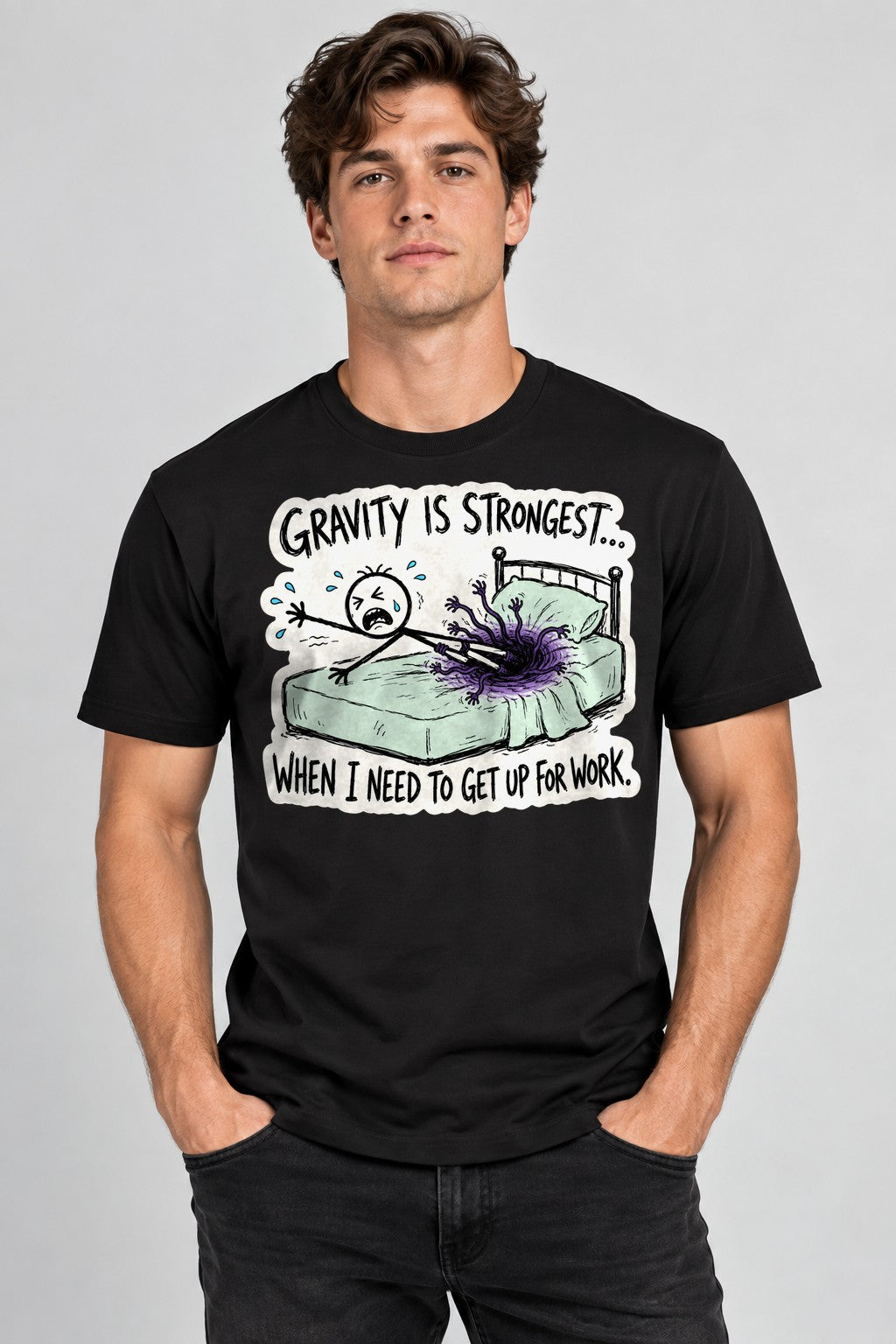 Gravity Is Strongest - Black