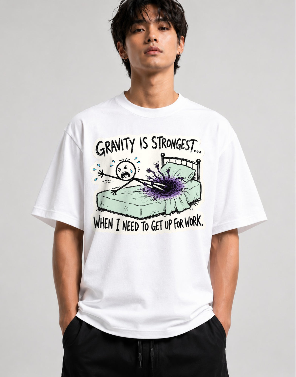 Gravity Is Strongest - White