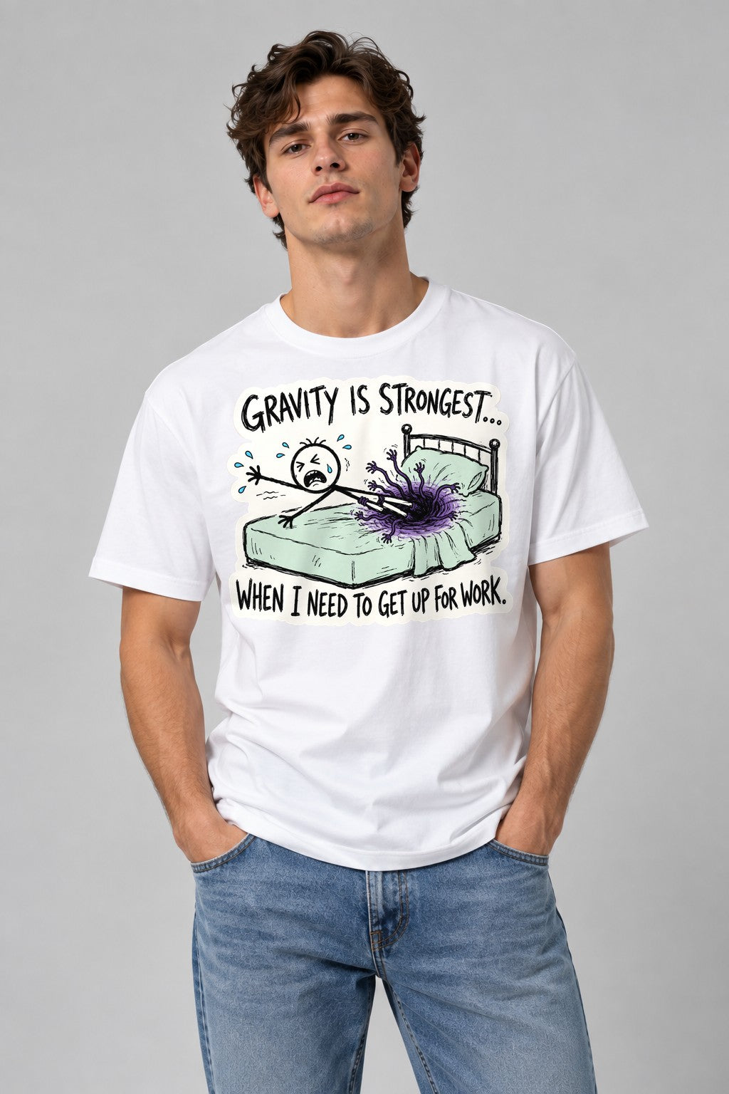 Gravity Is Strongest - White