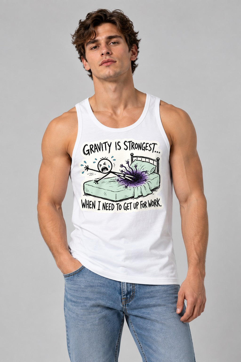 Gravity Is Strongest - White