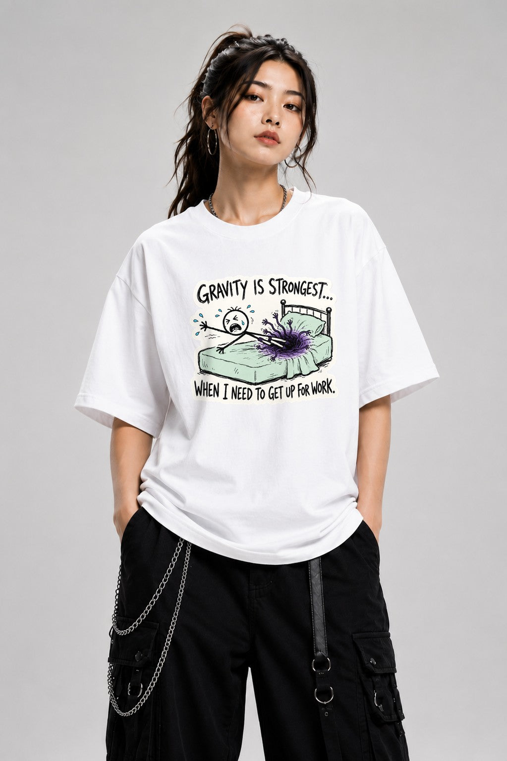 Gravity Is Strongest - White