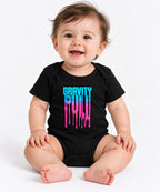 Gravity Rush Dripping Text Shirt - Vaporwave Streetwear Graphic Tee - Black