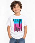 Gravity Rush Dripping Text Shirt - Vaporwave Streetwear Graphic Tee - White