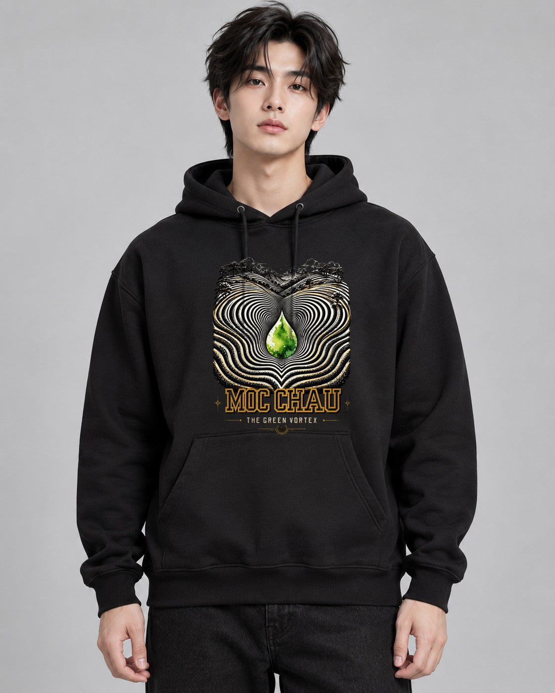 Green Vortex Moc Chau - Black