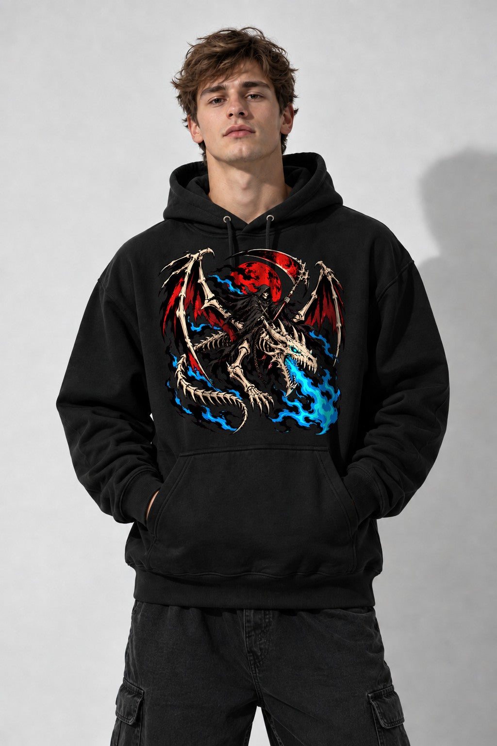 Grim Reaper Dragon Rider - Black