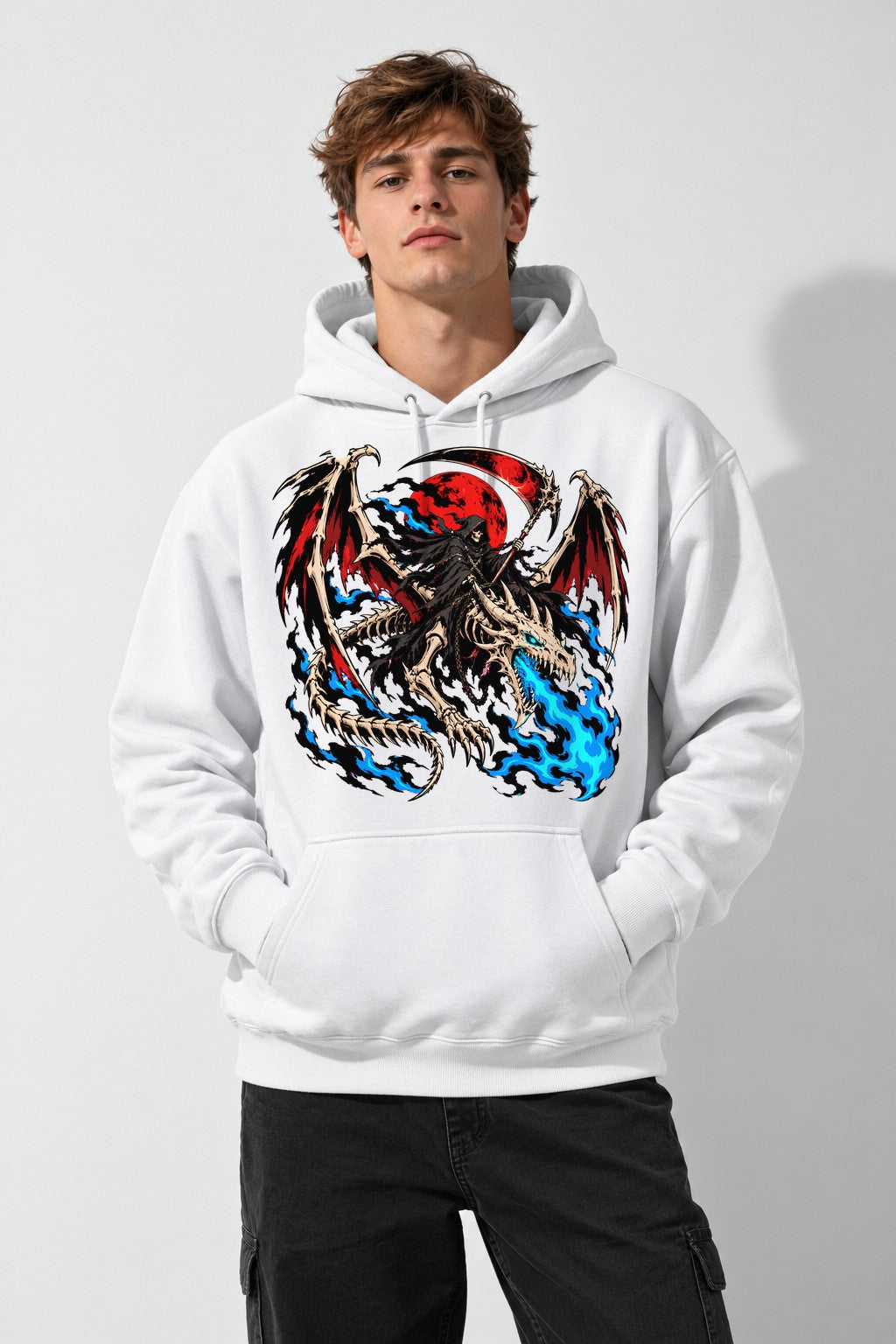 Grim Reaper Dragon Rider - White