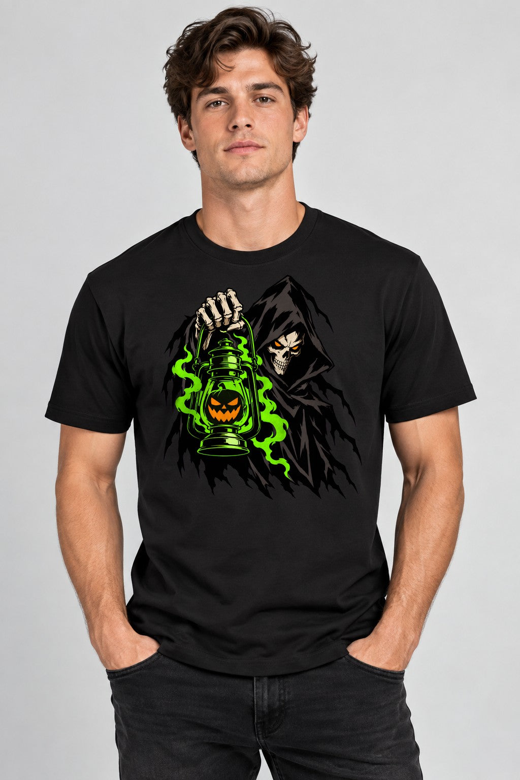 Grim Reaper Lantern - Black
