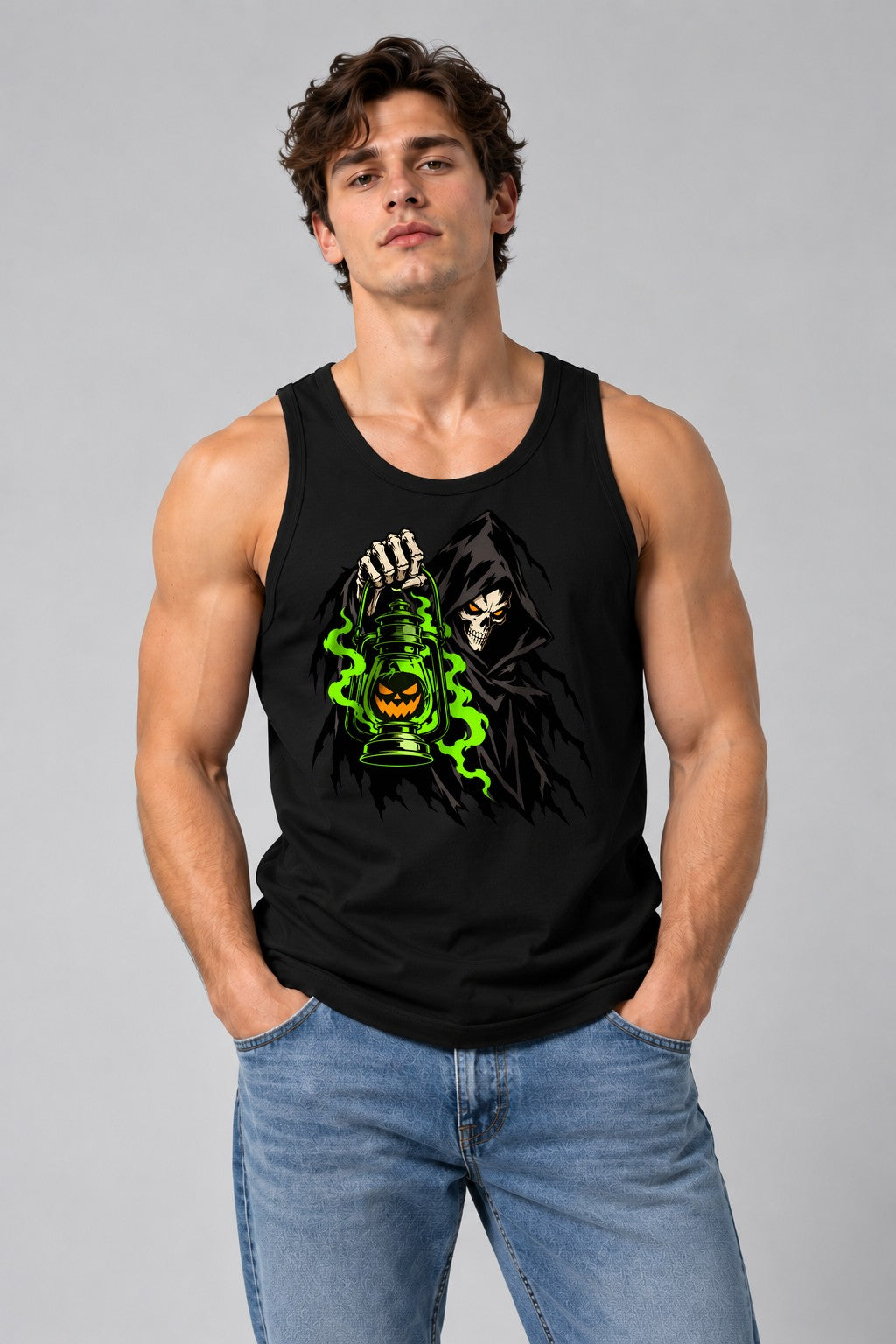Grim Reaper Lantern - Black