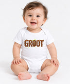 Groot Wood Text - White