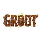 Groot Wood Text
