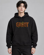 Groot Wood Text - Black