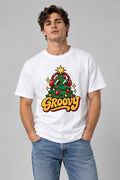 Groovy Christmas Tree - White