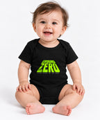 Ground Zero Bold 3D Lettering Graphic Tee - Retro Style - Black