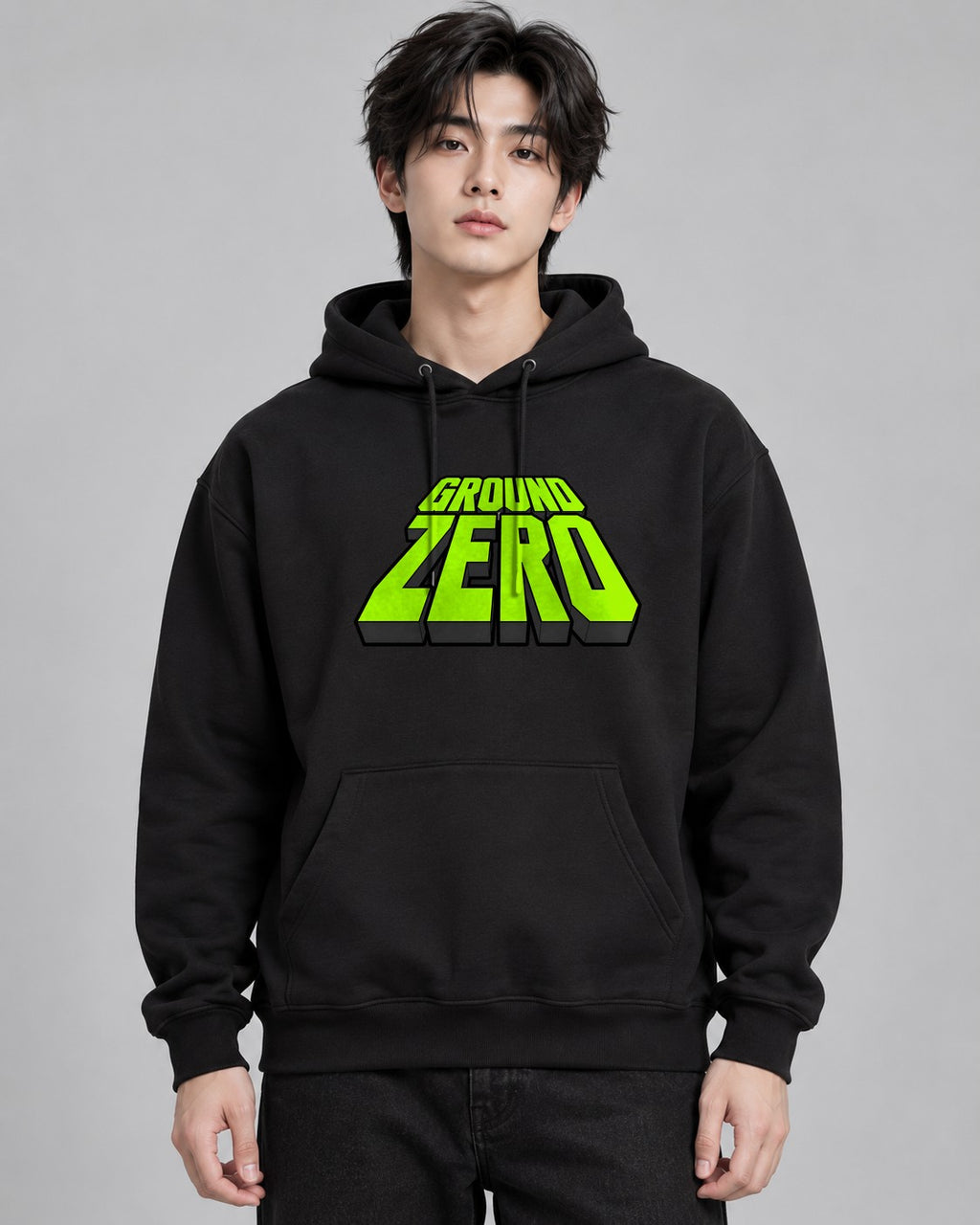 Ground Zero Typography - Black
