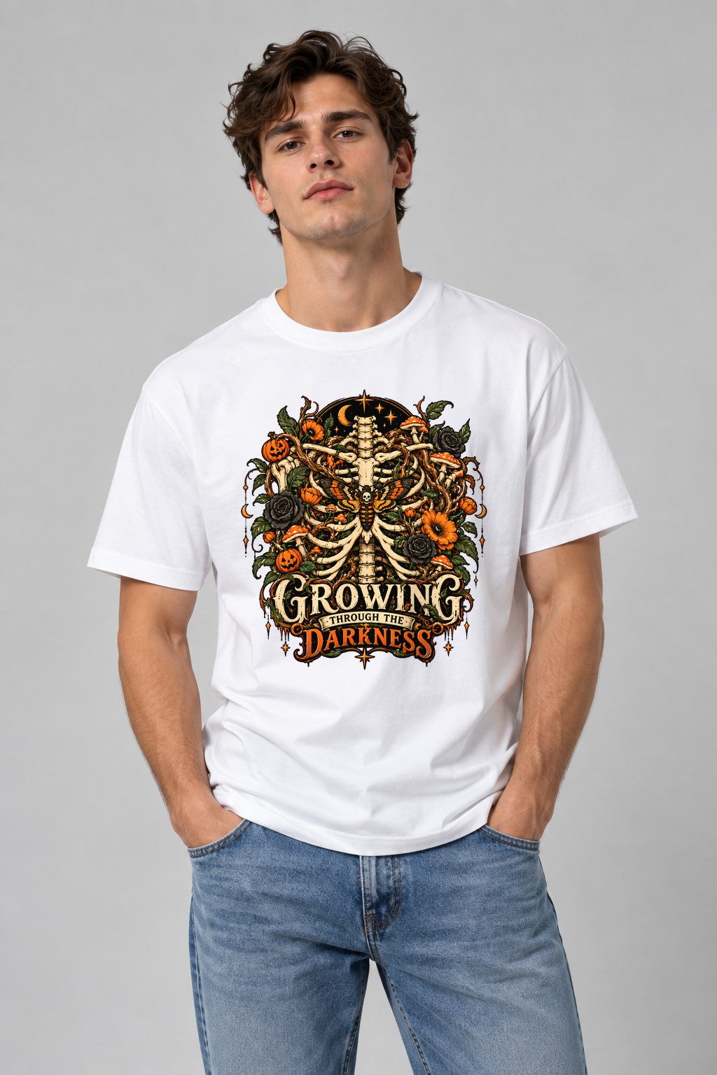Growing Through The Darkness - White