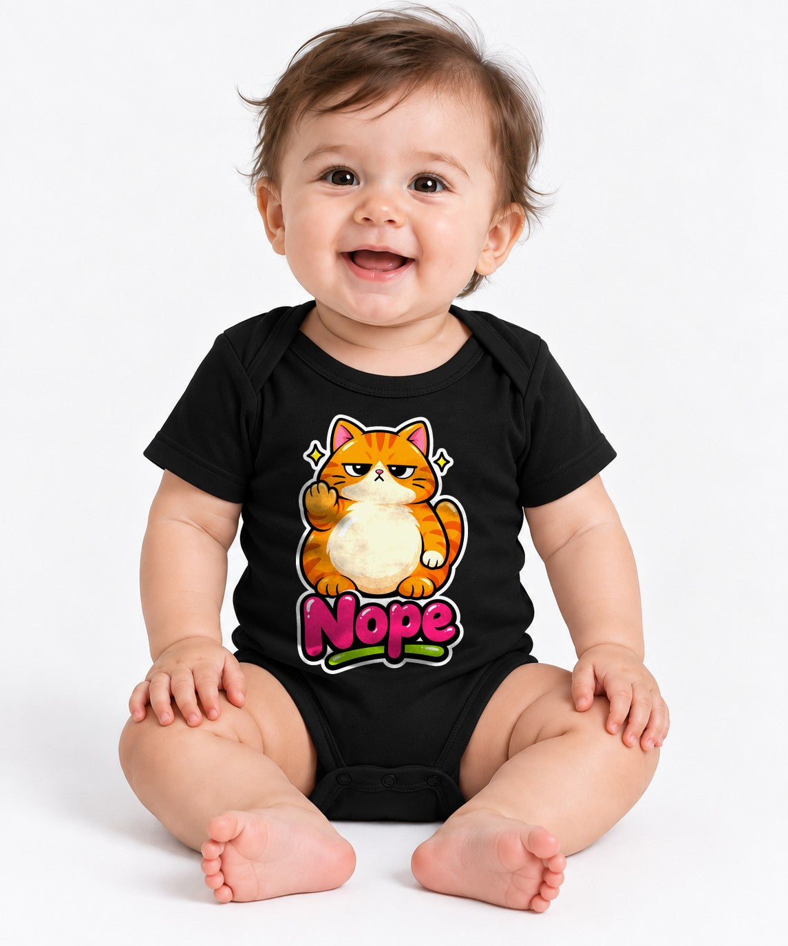 Grumpy Cat Nope - Black