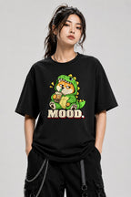 Grumpy Dino Boba - Black