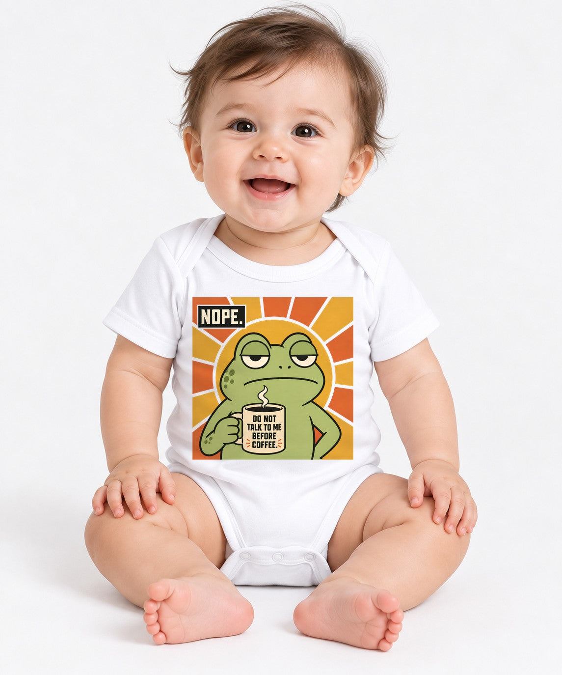 Grumpy Frog Coffee - White