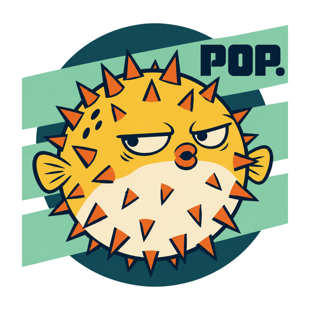 Grumpy Pufferfish Pop