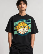 Grumpy Pufferfish Pop - Black