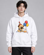 Grumpy Pug Birthday Boy Funny Sad Pa - White