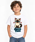 Grumpy Siamese Alone Time - White
