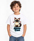 Grumpy Siamese Alone Time - White