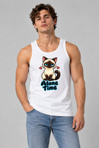 Grumpy Siamese Alone Time - White