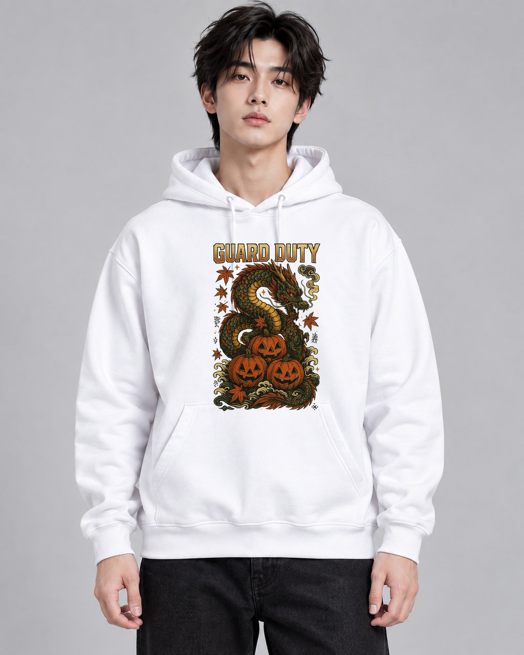 Guard Duty Dragon - White