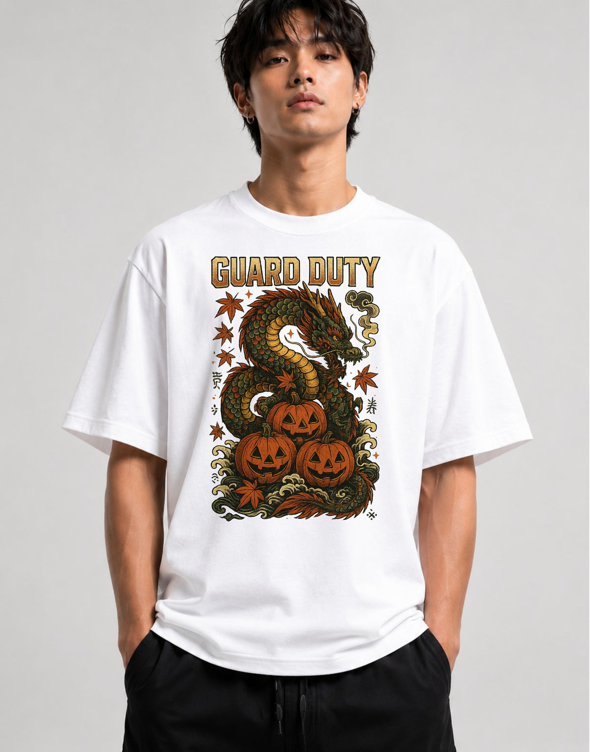 Guard Duty Dragon - White