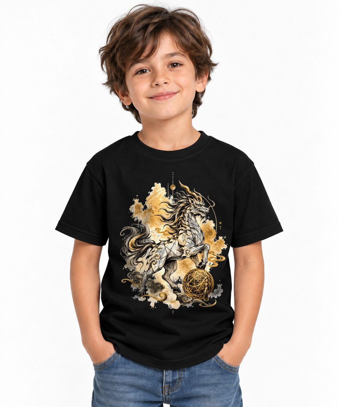 Guardian Lion Sphere - Black