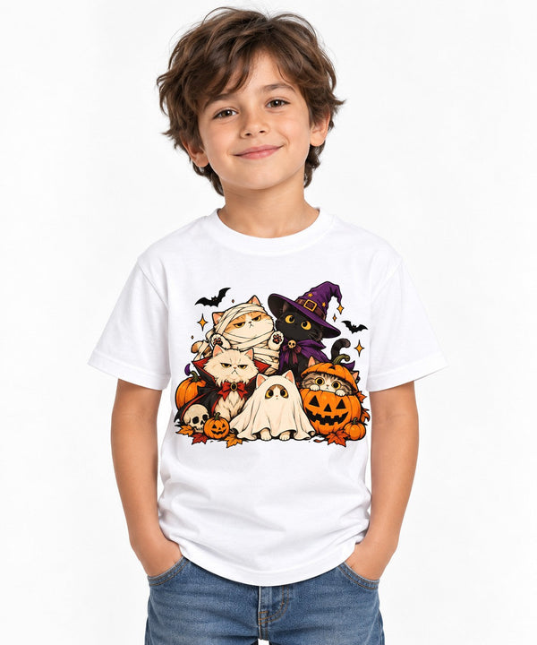 Halloween Costume Cats - White