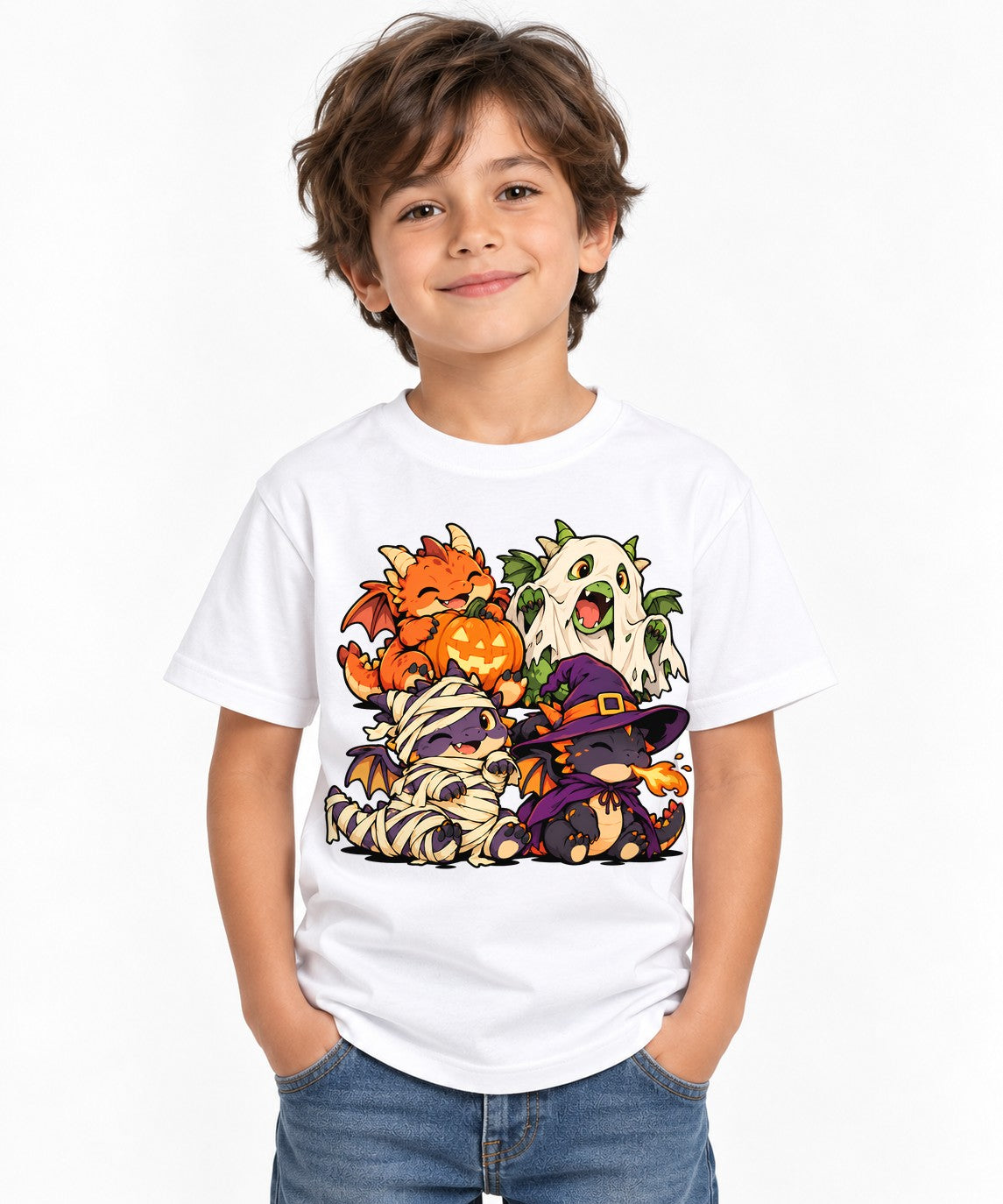 Halloween Dragon Squad - White
