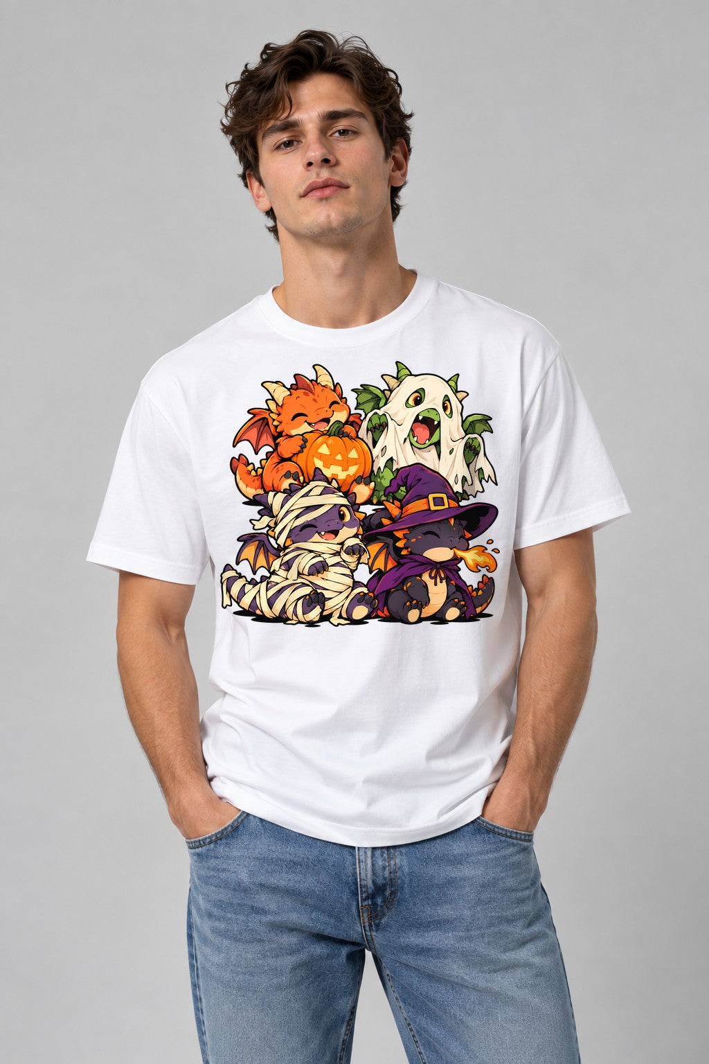 Halloween Dragon Squad - White