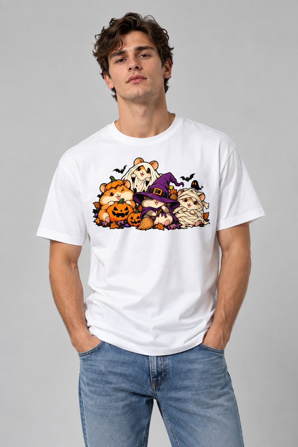 Halloween Hamsters - White