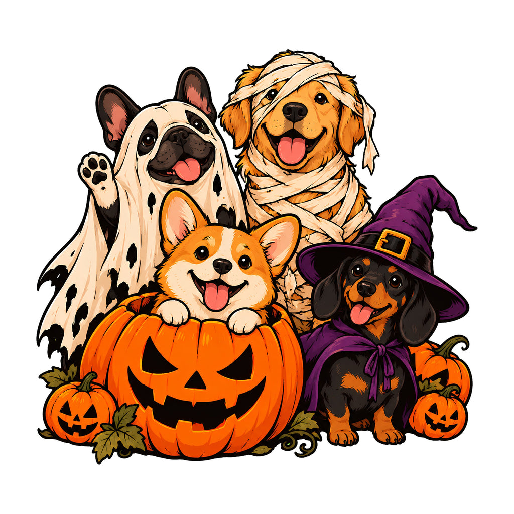 Halloween Pumpkin Pups