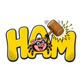 HAM Spider Pig Cartoon Graphic Tee - Funny Meme Shirt