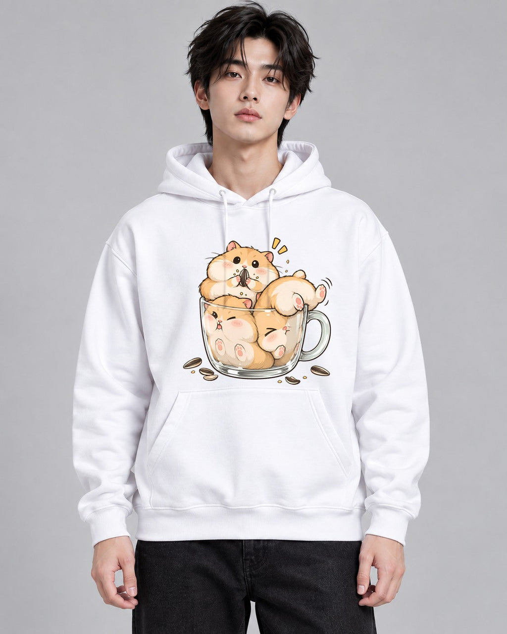 Hamster Cup Snack - White
