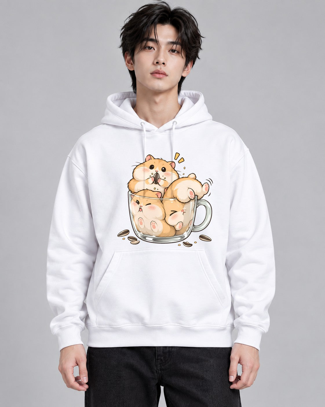 Hamster Cup Snack - White