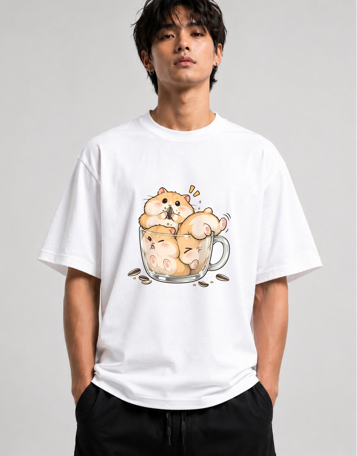 Hamster Cup Snack - White