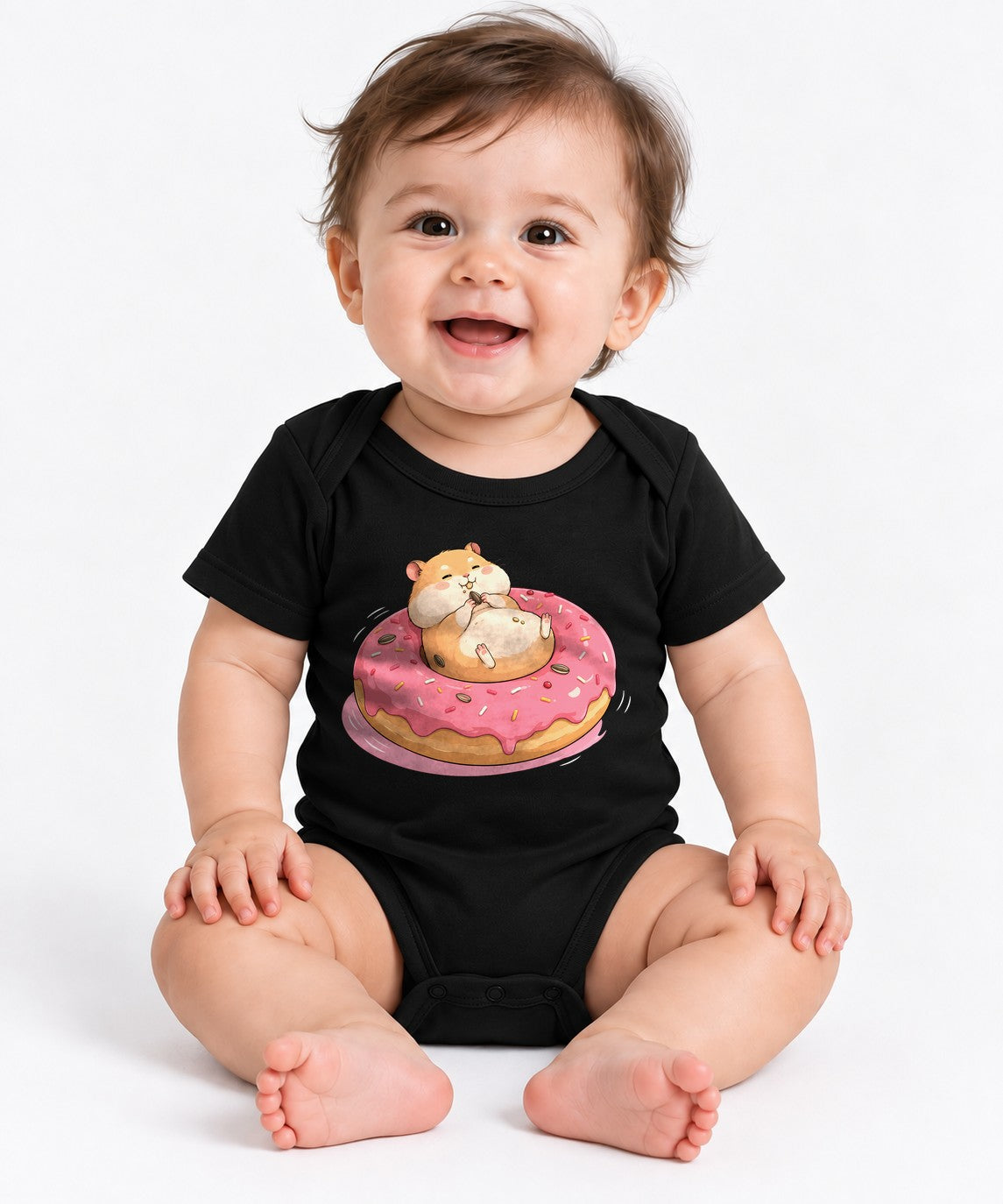 Hamster Donut Delight - Black