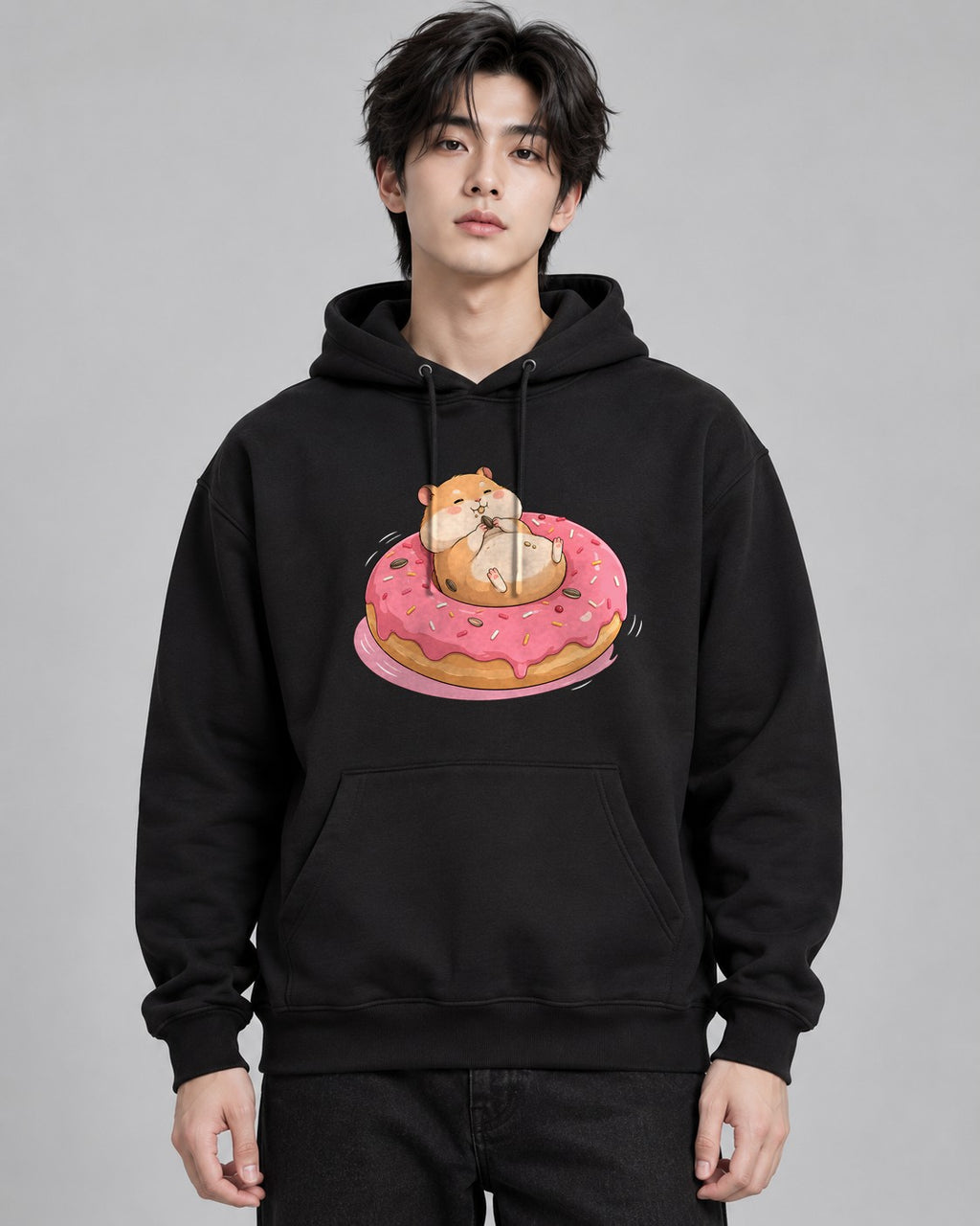 Hamster Donut Delight - Black