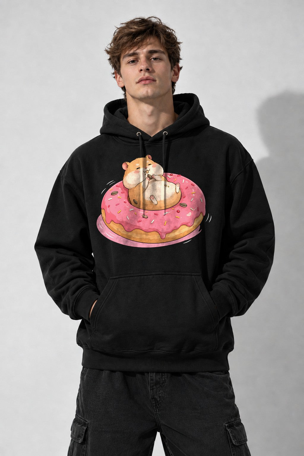 Hamster Donut Delight - Black