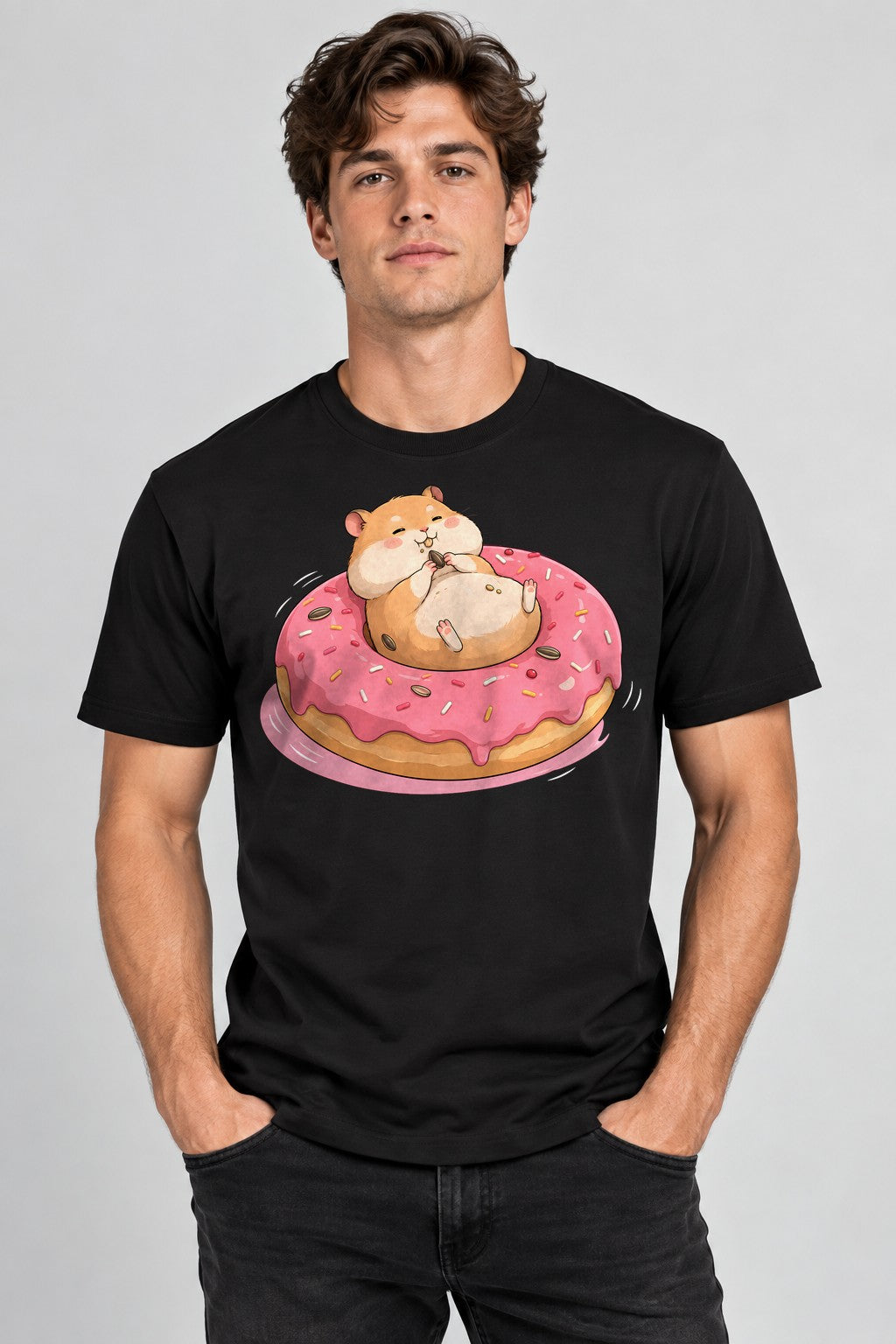 Hamster Donut Delight - Black