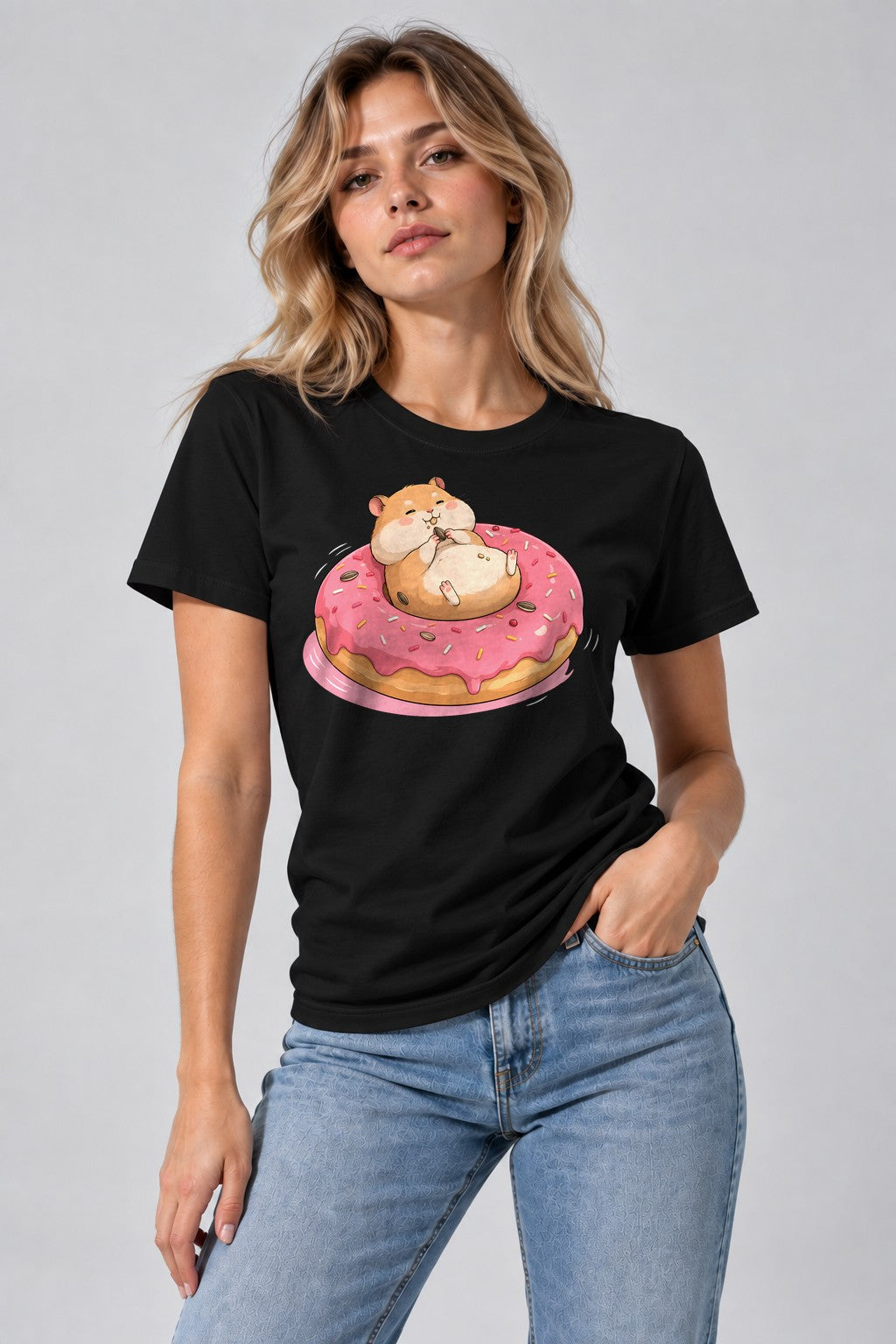 Hamster Donut Delight - Black