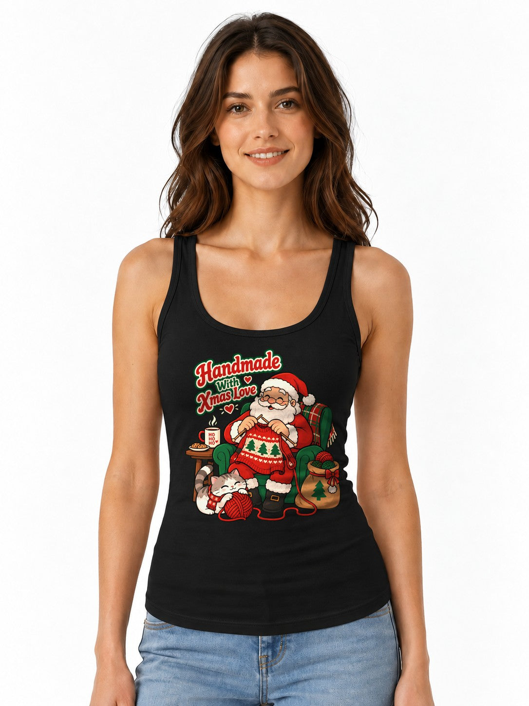 Handmade With Xmas Love - Black